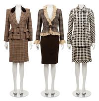 Three Designer Skirt Ensembles: Valentino, Chanel, 1980-2000s