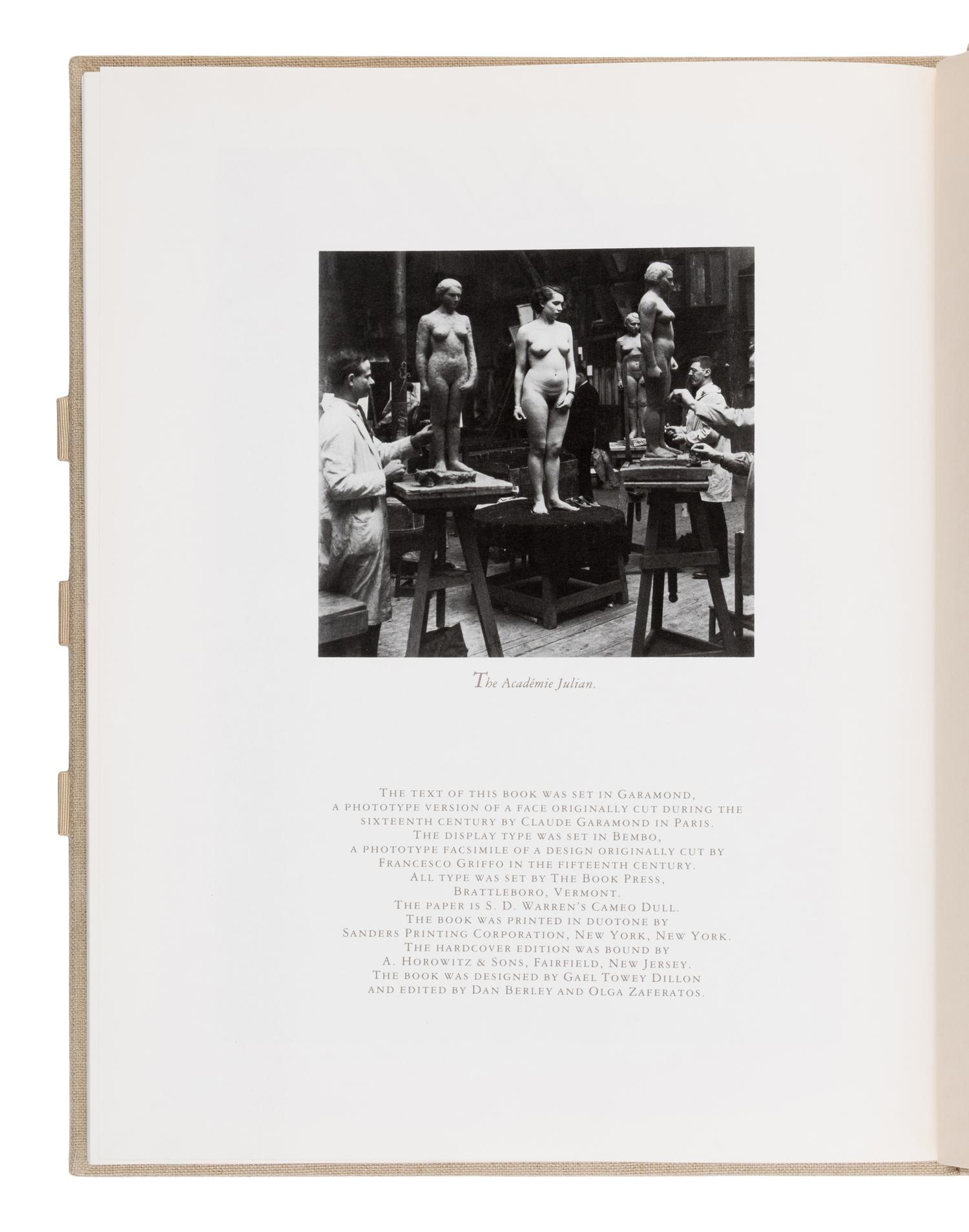 [Photography]. Brassaï (pseudonym of Gyula Halász, 1899-1984). The Artists of My Life . New York: The Viking Press, 1982.