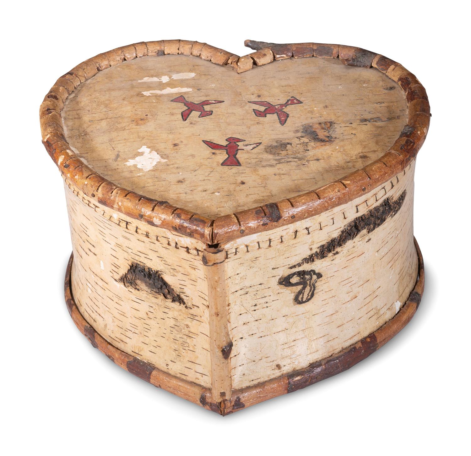 Northeastern Quilled Birchbark Box