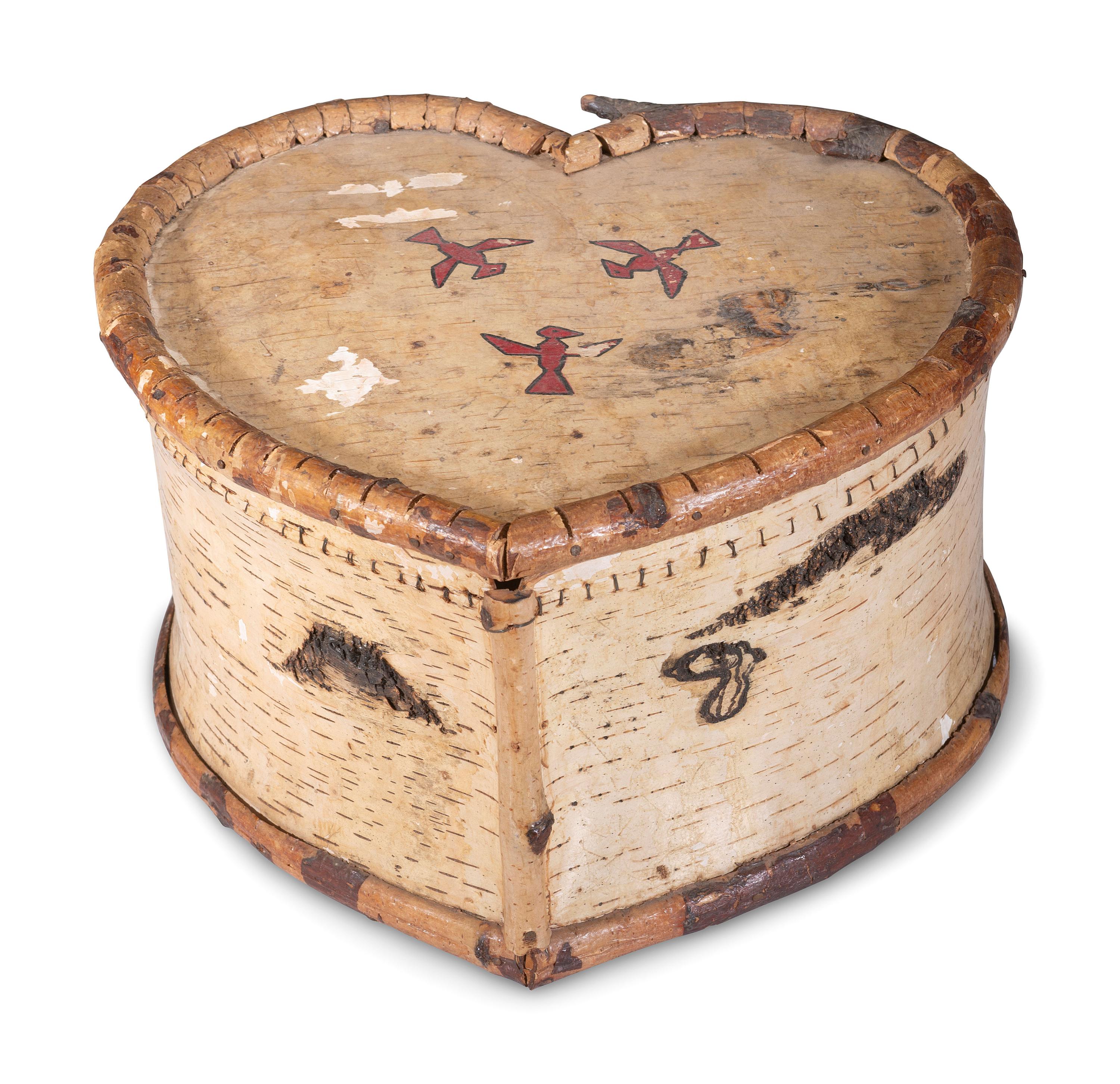 Northeastern Quilled Birchbark Box