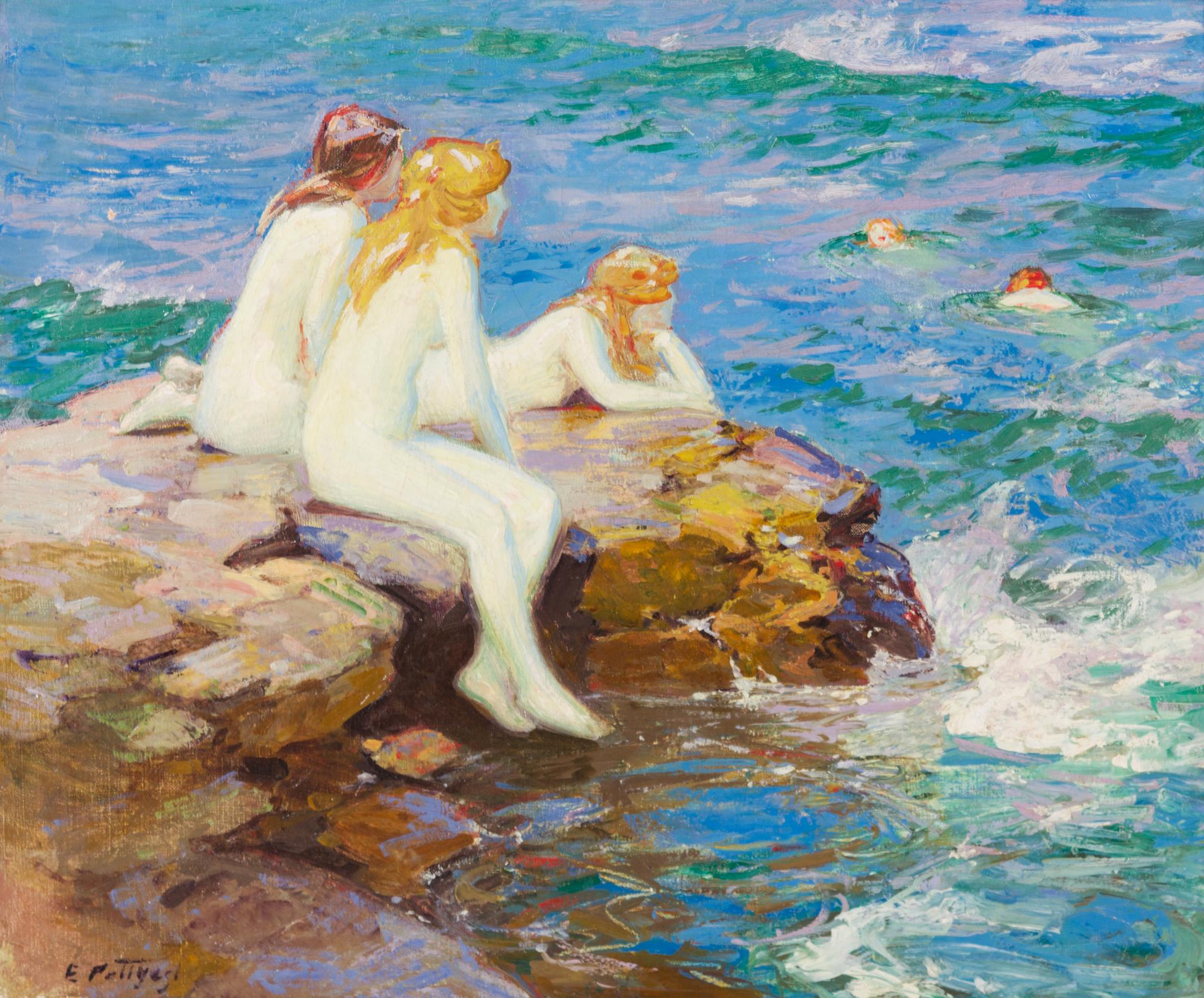 Edward Henry Potthast, (American, 1857-1927), The Bathers