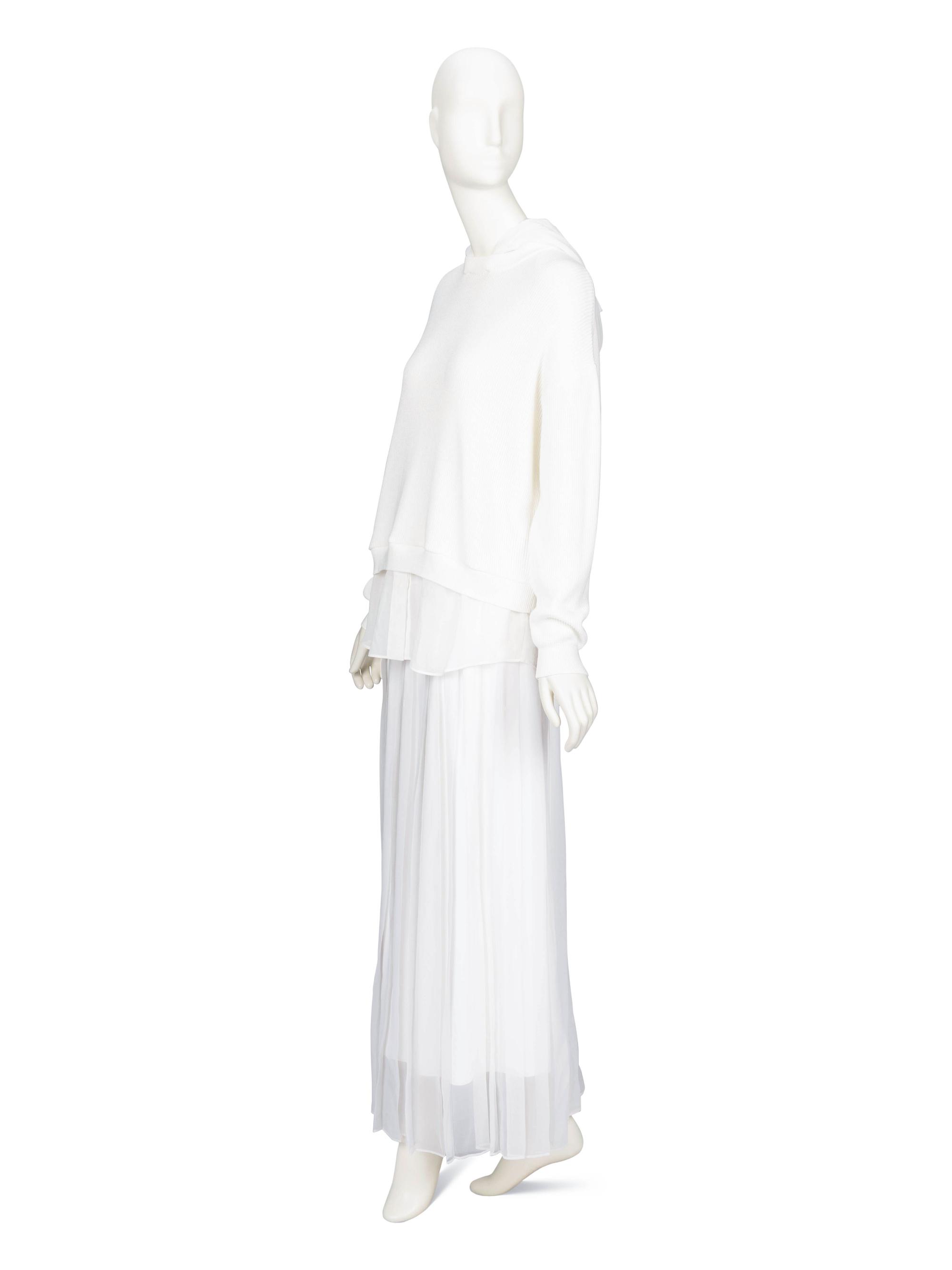 Brunello Cucinelli, Sweater & Skirt Ensemble