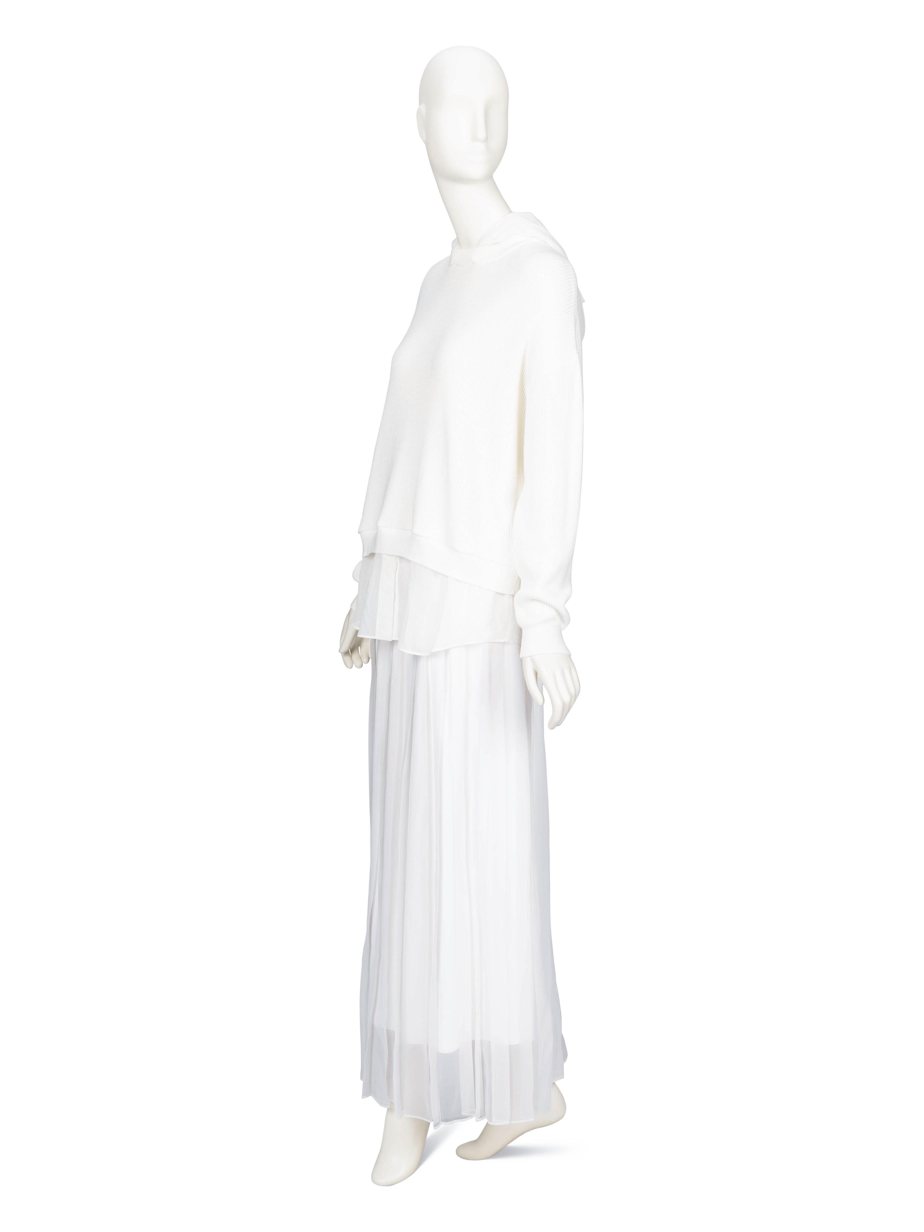 Brunello Cucinelli, Sweater & Skirt Ensemble