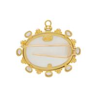 ELIZABETH LOCKE, YELLOW GOLD AND MULTIGEM LION BROOCH