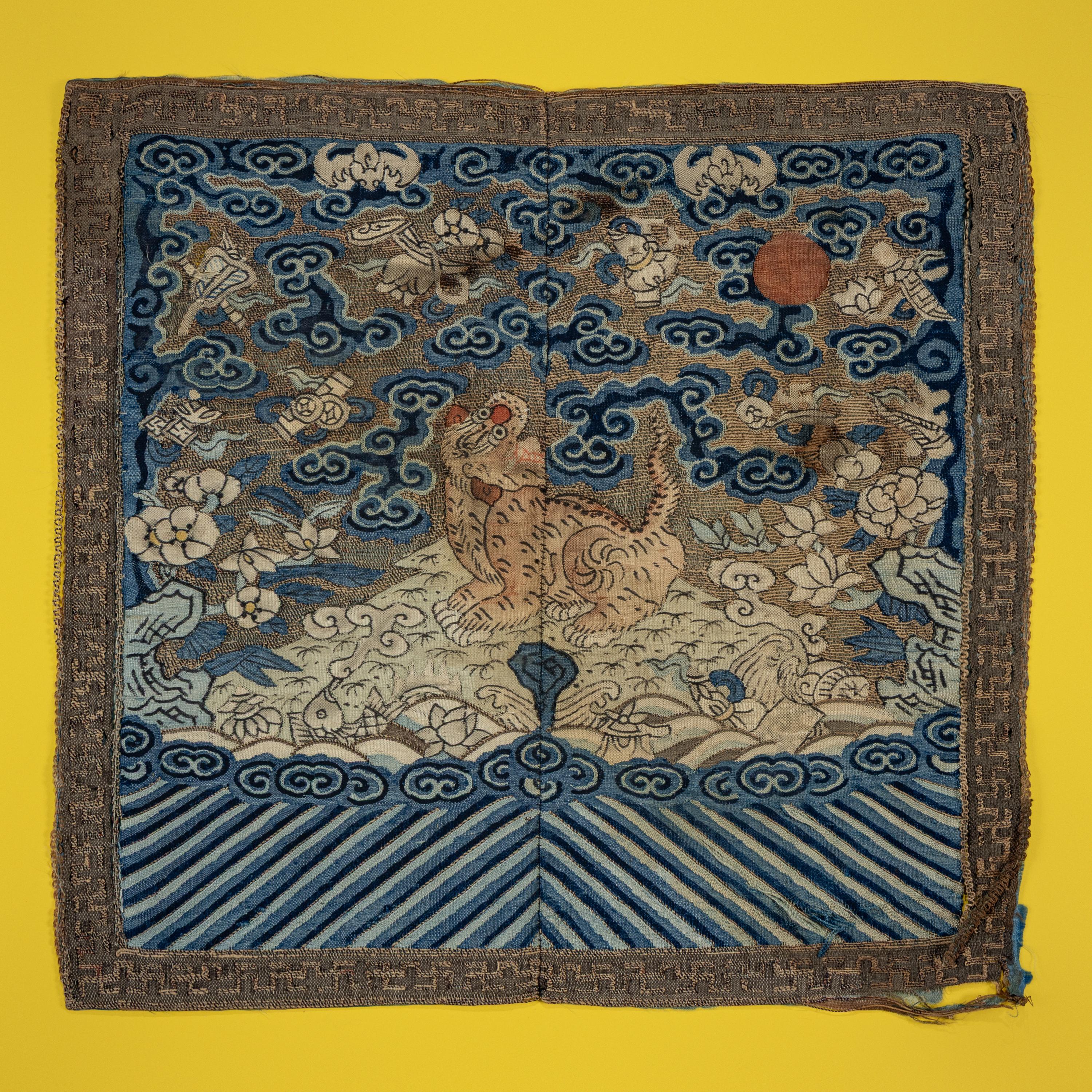 Three Chinese Kesi Rank Badges, 19th Century — 清晚期 緙絲補子三種