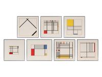 Seven works from A Portfolio of Ten Paintings, 1967