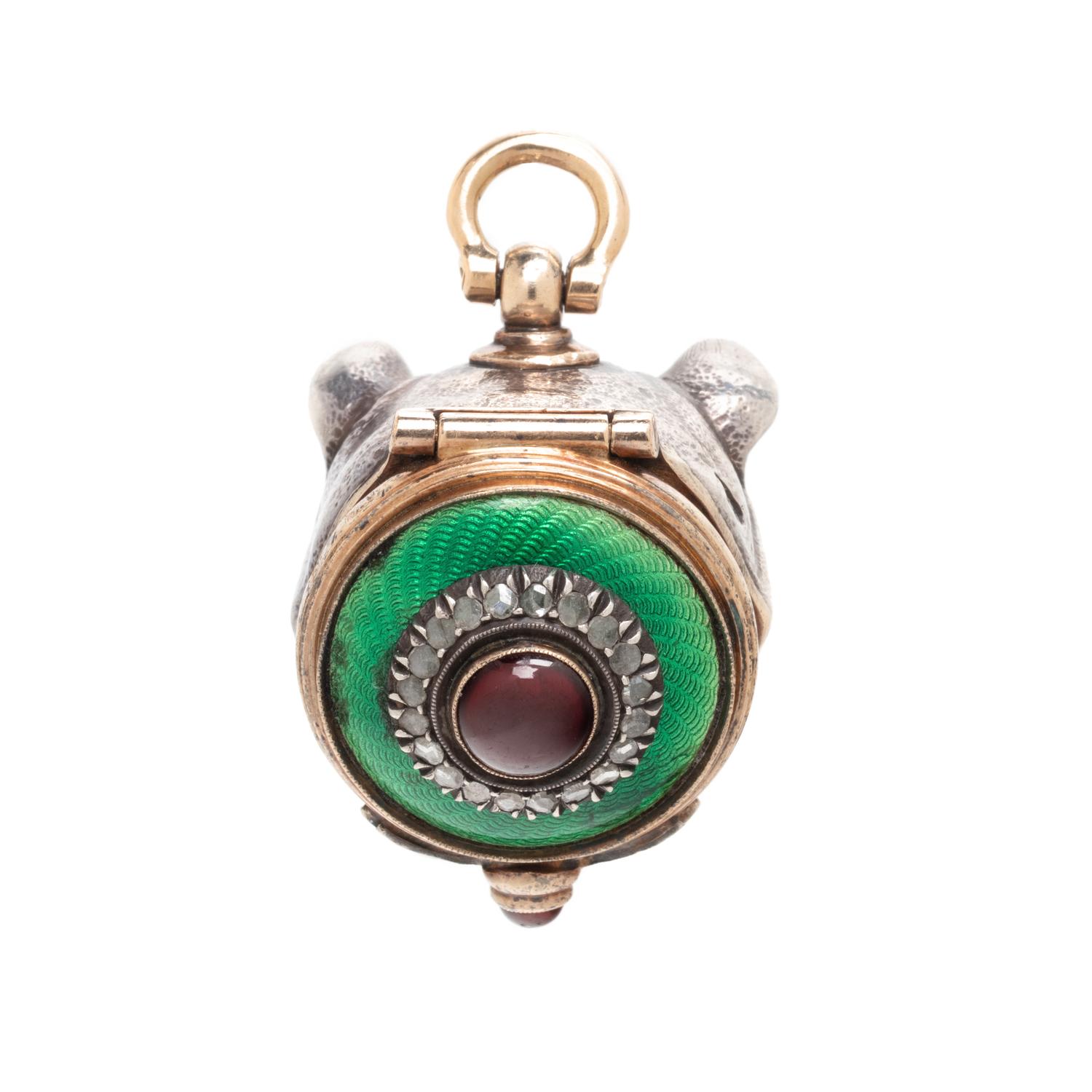RUSSIAN, MULTIGEM BULLDOG CHARM