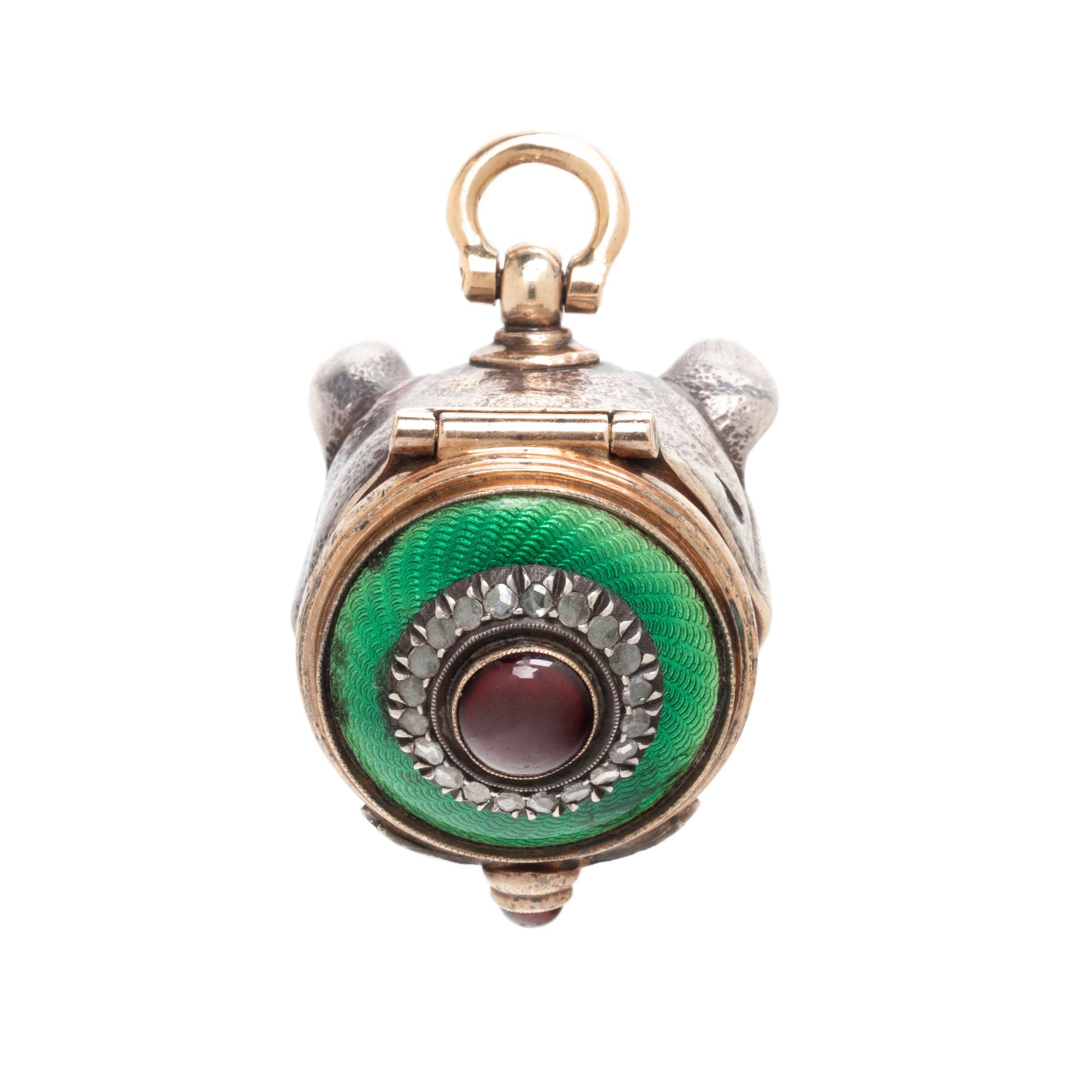 RUSSIAN, MULTIGEM BULLDOG CHARM