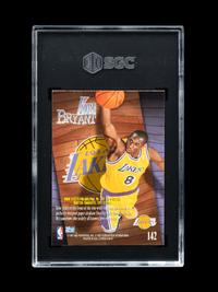 A Group of 1996-97 Skybox Z-Force Kobe Bryant Rookie Basketball Cards No. 142 (SGC 8.5 NM-MT+)