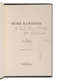 RUSSELL, Charles M. (1864-1926). More Rawhides . Great Falls, MT: Montana Newspaper Association, 1925.