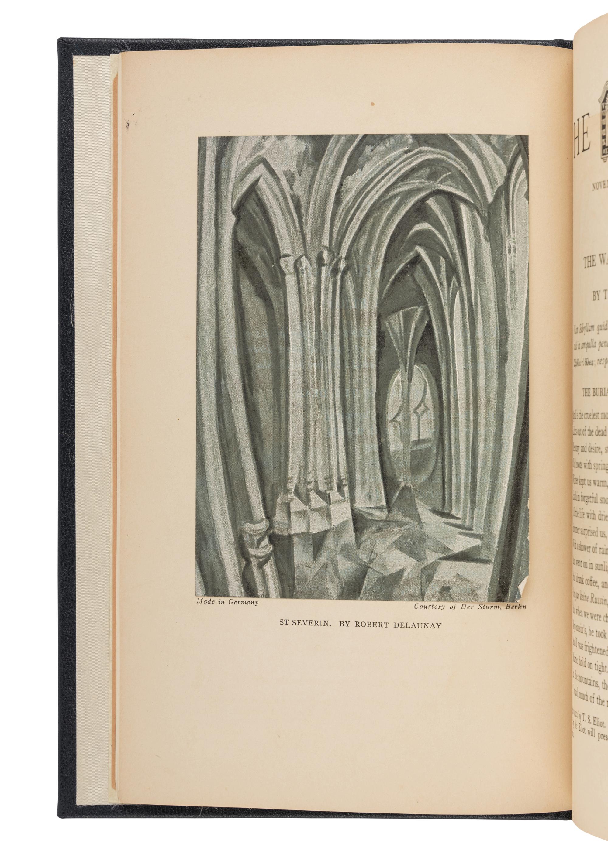 ELIOT, T. S. (1888-1965). "The Waste Land." In: The Dial , Vol. LXXIII, No. 5, pp. 473-485. Greenwich, CT: Conde Nast, November 1922.