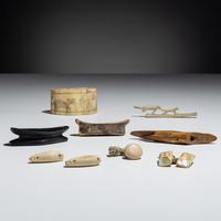 Collection of Inuit Harpoon Head, Buttons, Labrets, PLUS