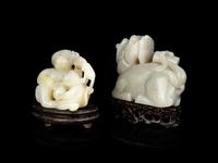 Two Chinese Jade Figures of Animals