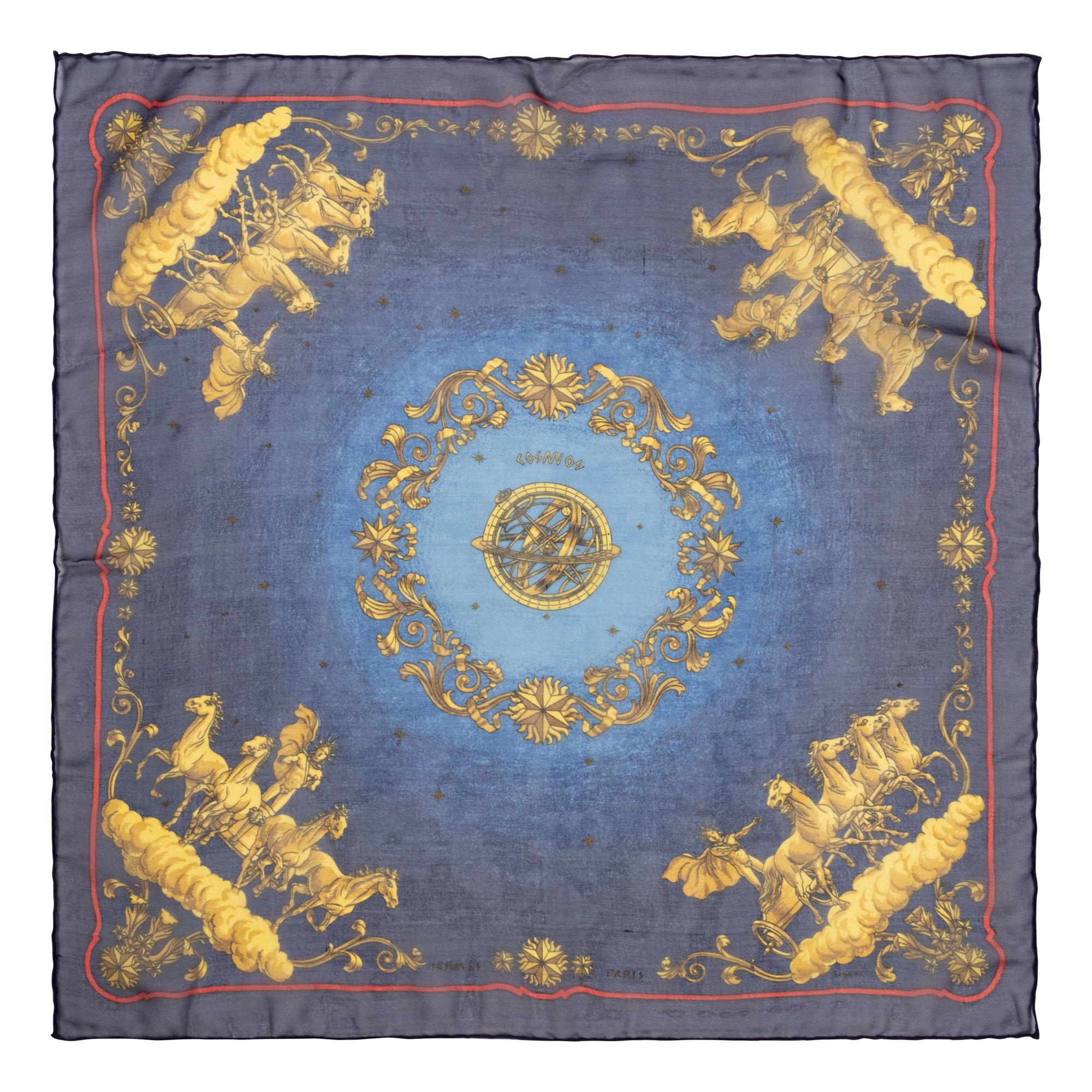 Six Hermès 16in Silk Handkerchiefs