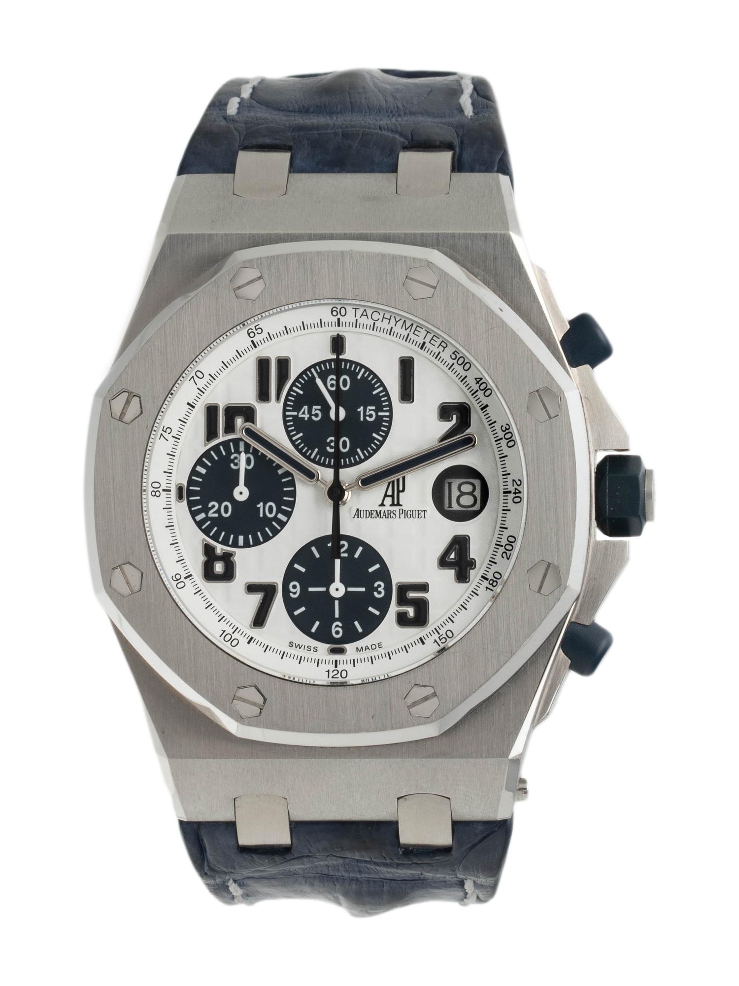 A SPORTY AUDEMARS PIGUET, REF. 26170 STAINLESS STEEL 'ROYAL OAK OFFSHORE' CHRONOGRAPH WRISTWATCH