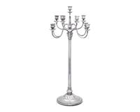 An Impressive Pair of Harald Nielsen Designed Georg Jensen Silver Thirteen-Light Candelabra