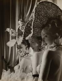Three show girls from Latin Quarter, NY , 1947; printed ca. 1947