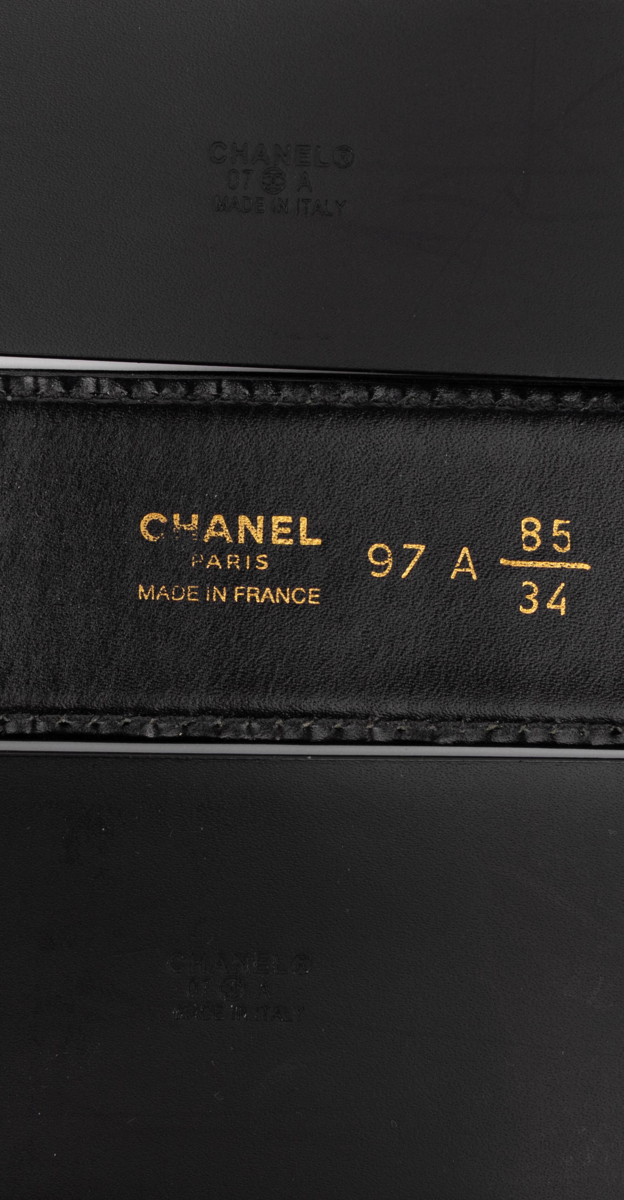 Chanel, Three Leather Belts