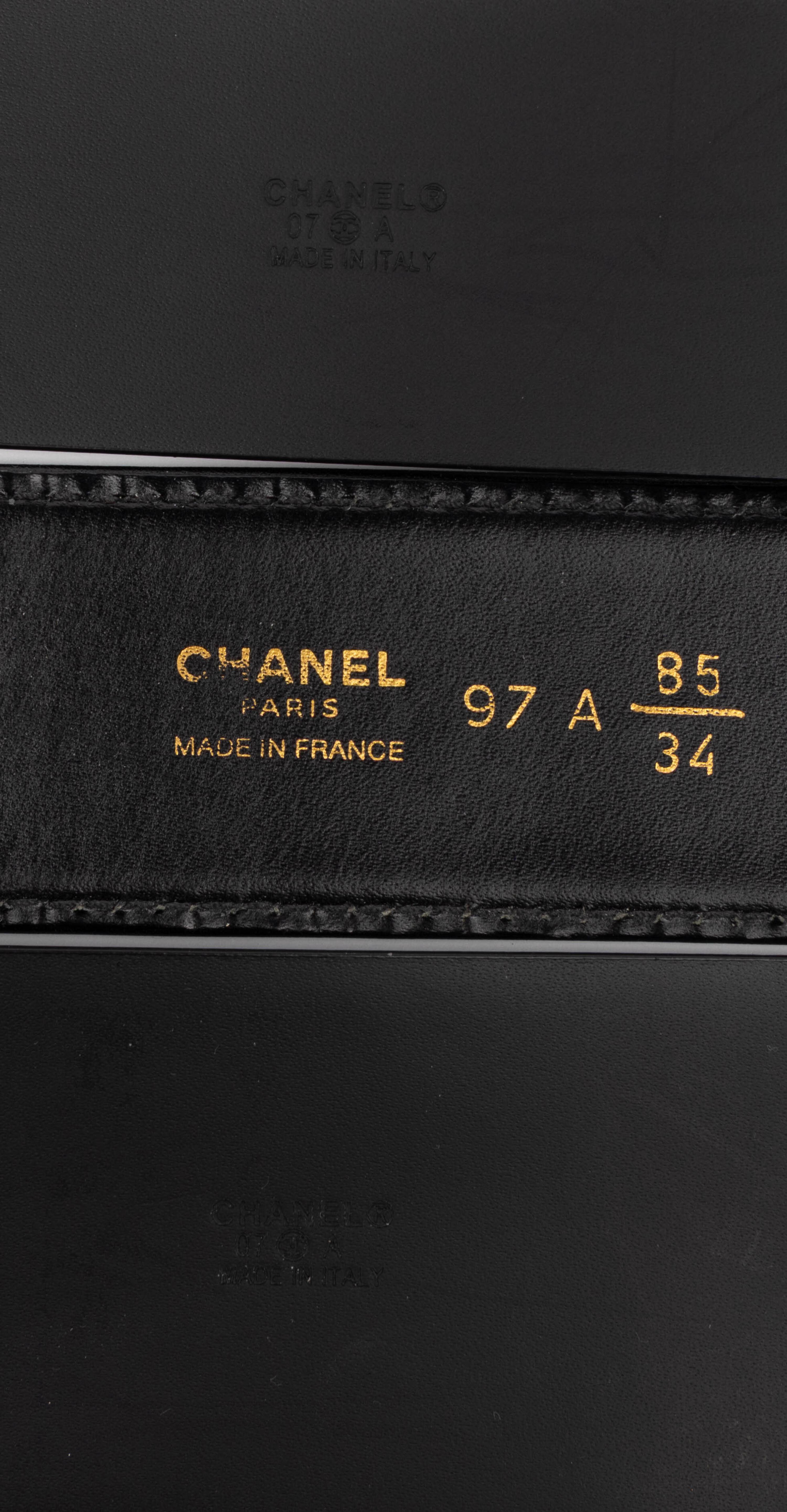 Chanel, Three Leather Belts