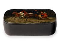 A Russian Lacquer Snuff Box