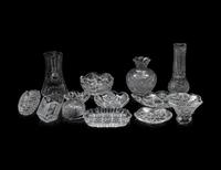 A Collection of Cut Glass Articles