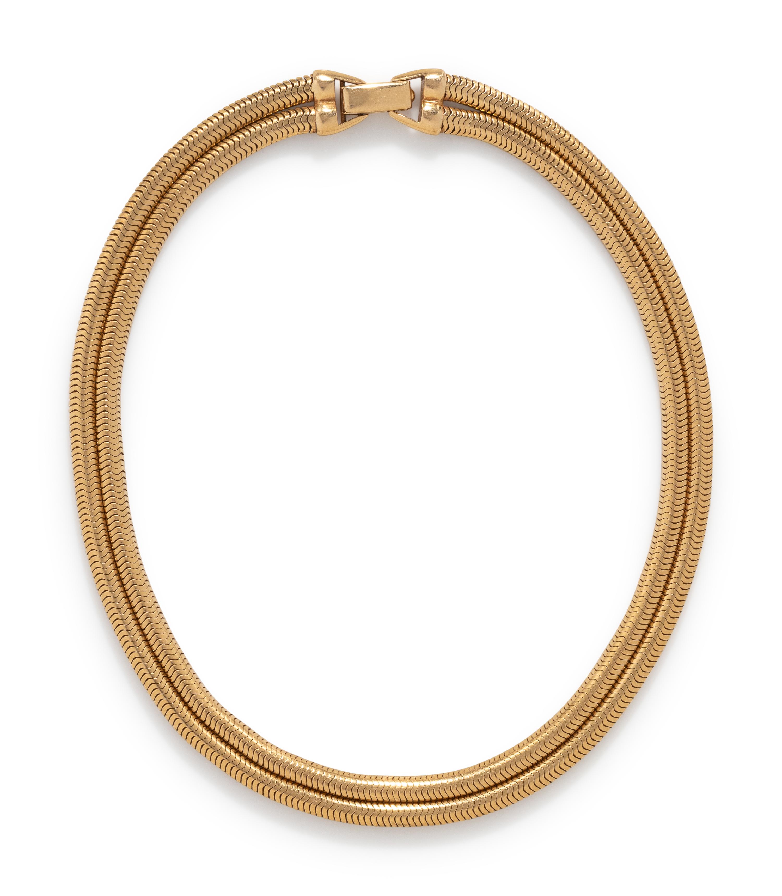 YELLOW GOLD NECKLACE