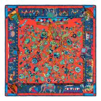 Hermès, Four Silk Scarves 90