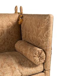 A Three-Cushion Knole Sofa with Fortuny Upholstery