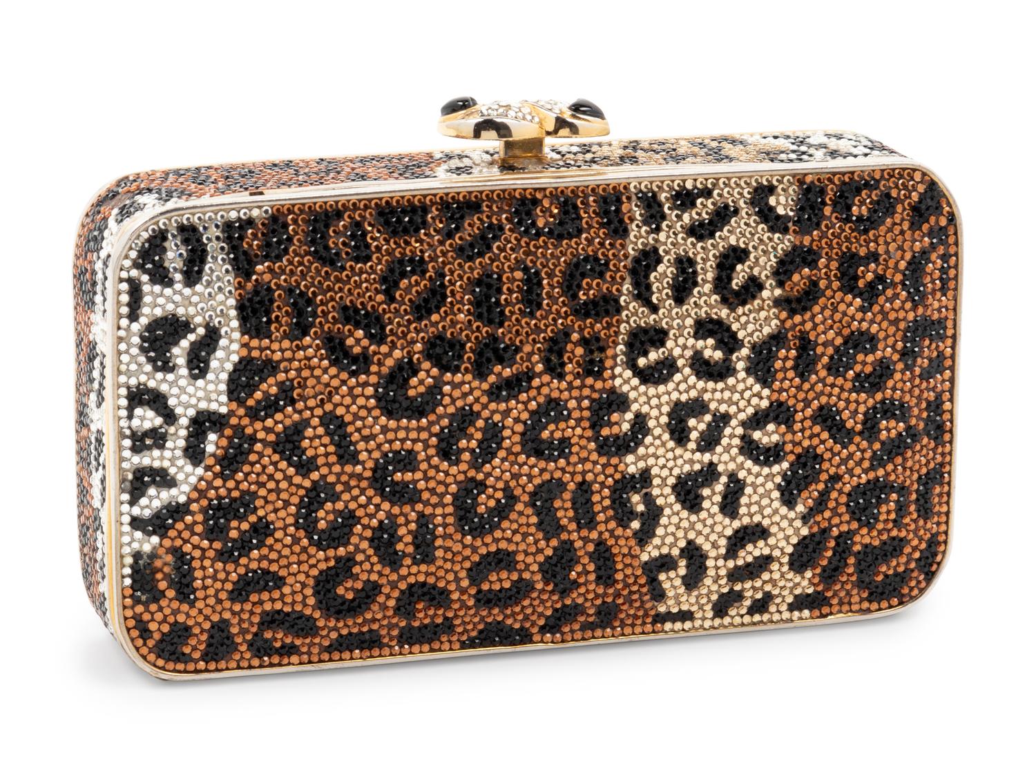 Judith Leiber Leopard Minaudière