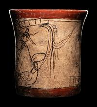 A Maya Codex Style Cylinder Vessel