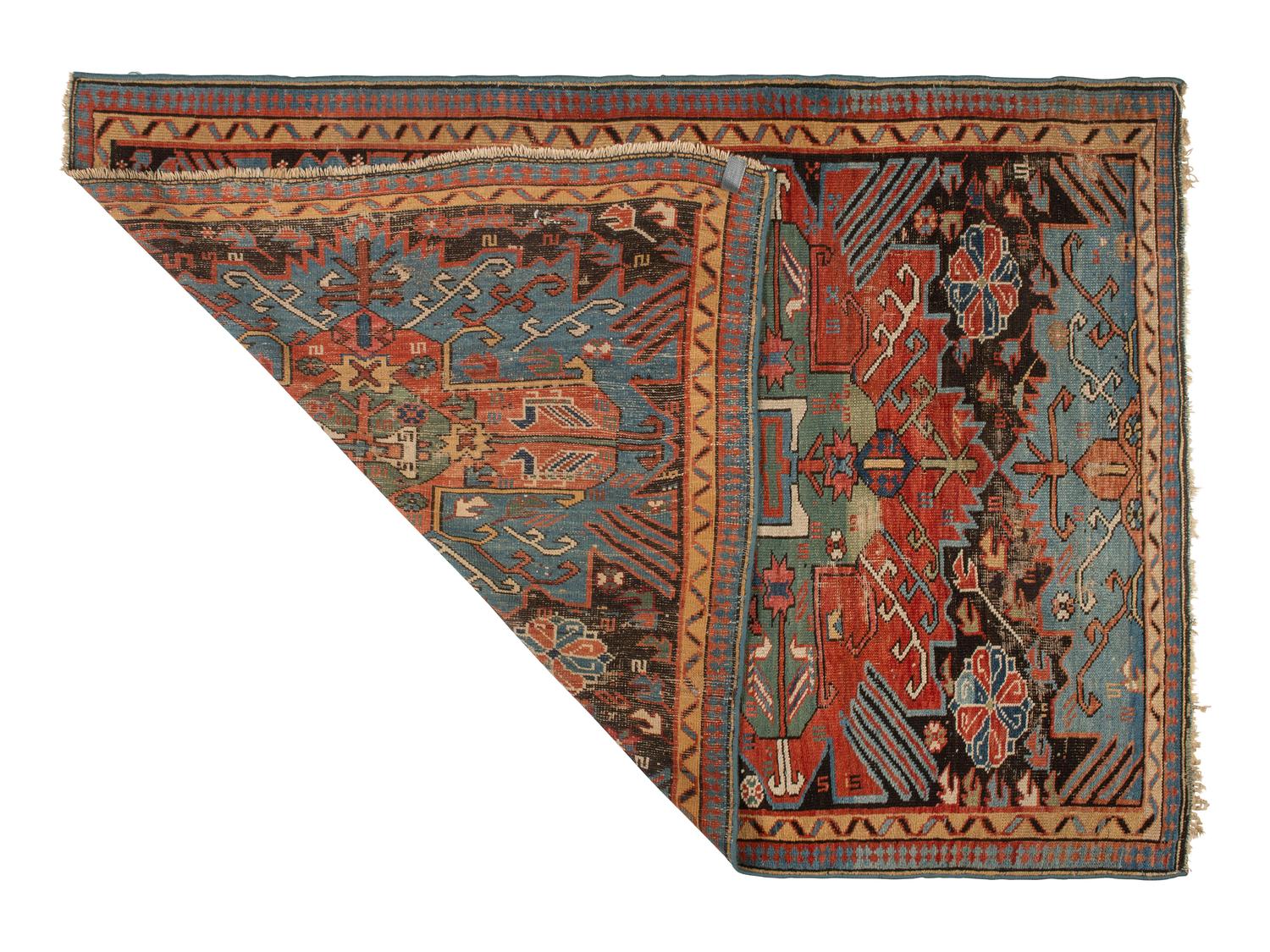 A Hamadan Wool Rug