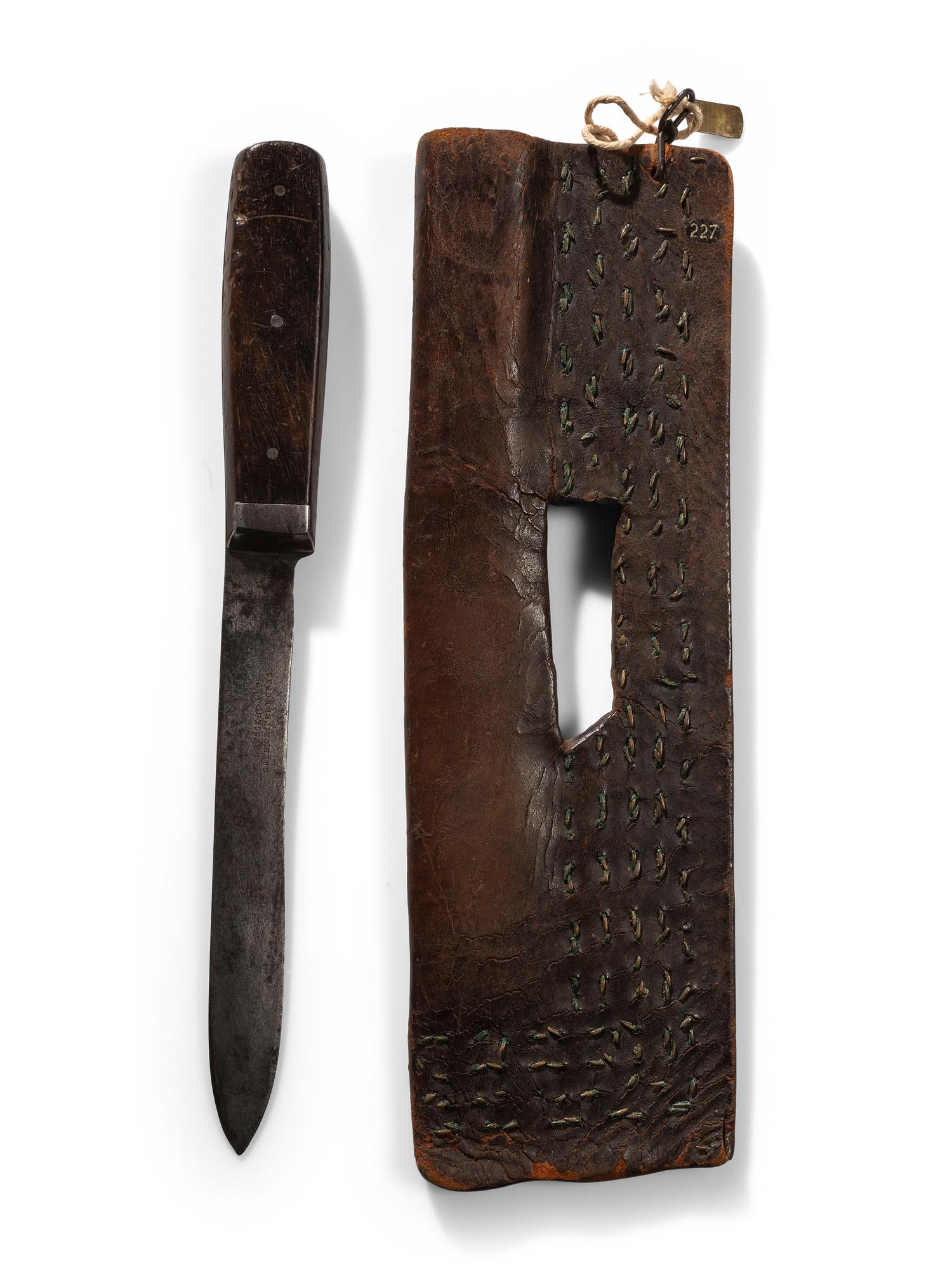 Northern Plains Tacked Knife Sheath, with Knife