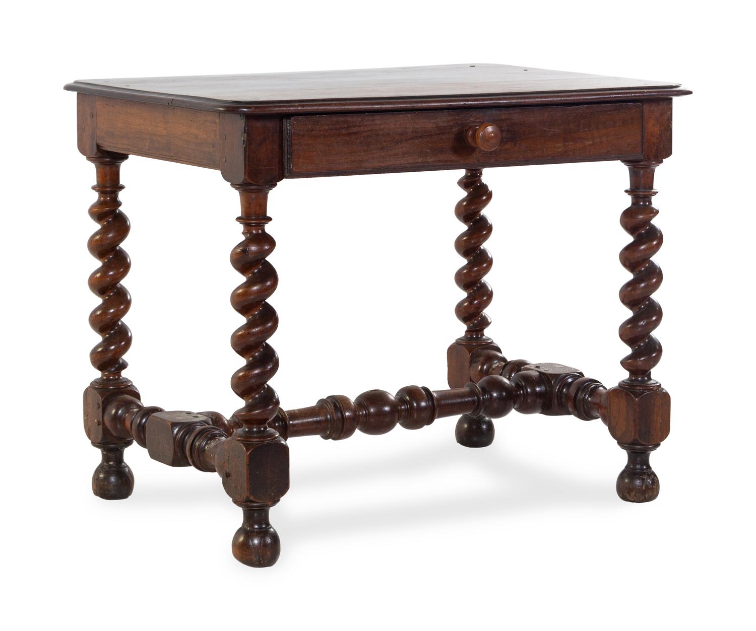 A Louis XIII Style Oak Desk
