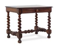 A Louis XIII Style Oak Desk