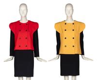Two Pierre Cardin Haute Couture Vests and Dress, 1992
