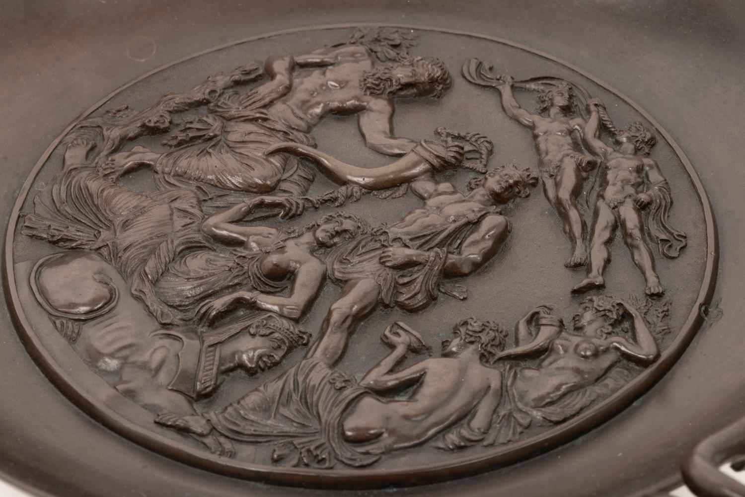A French Grand Tour Bronze Tazza