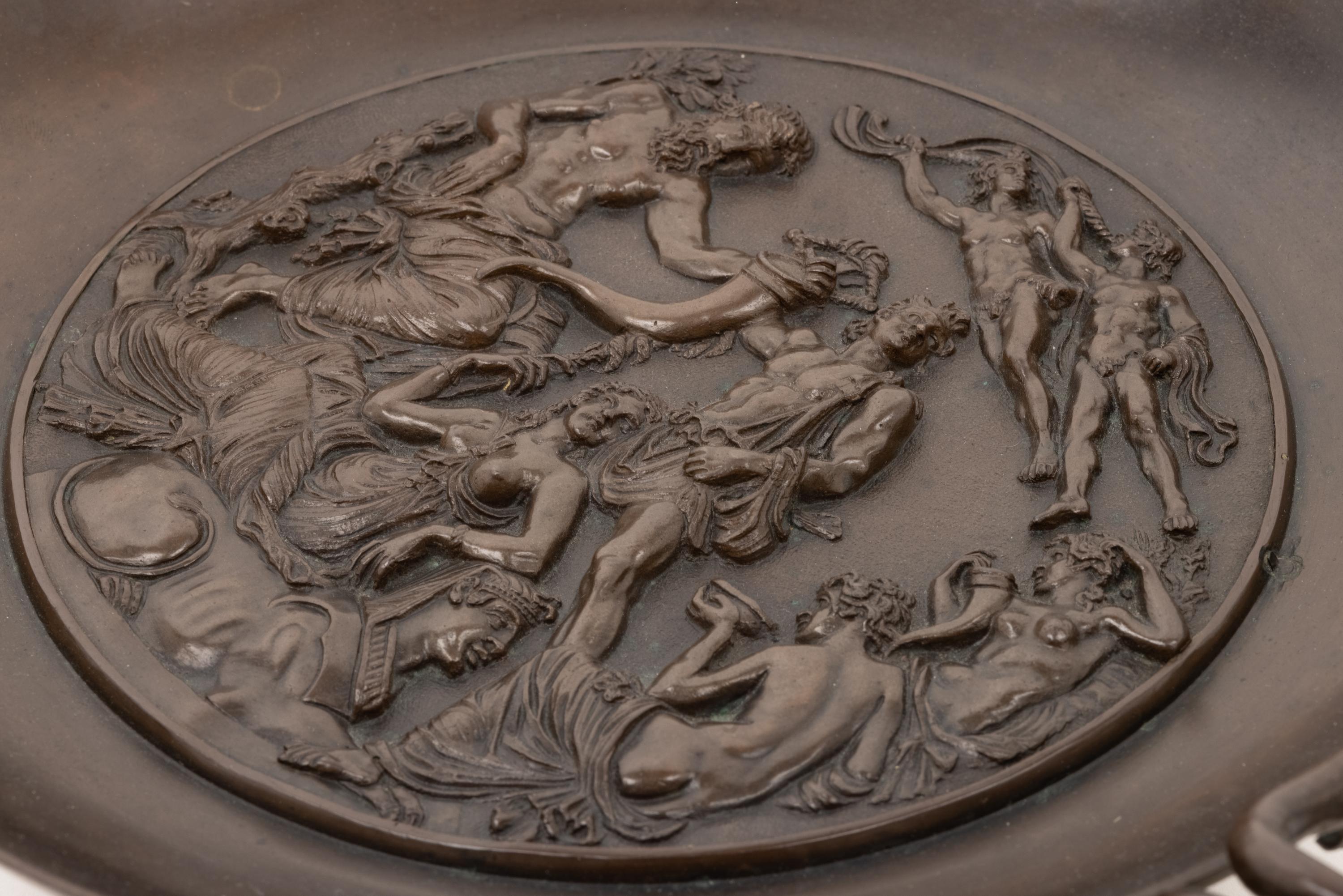 A French Grand Tour Bronze Tazza