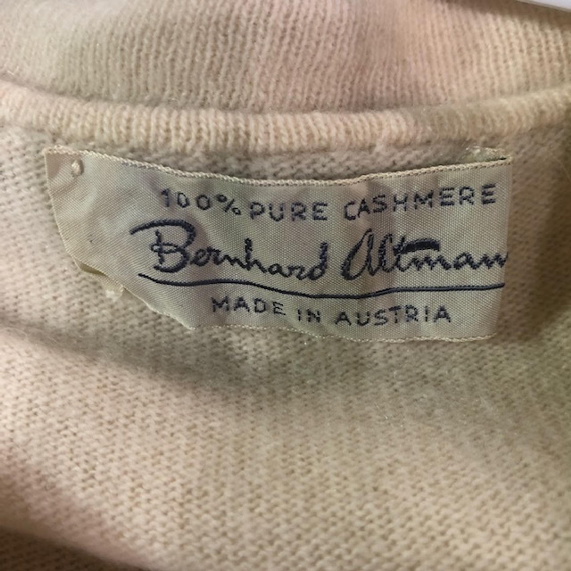 Two Bernhard Altmann Cashmere Sweaters, 1960s