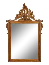 A Louis XV Style Giltwood Mirror