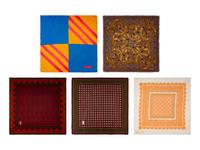 Five Designer Scarves: One Chanel and Four Yves Saint Laurent