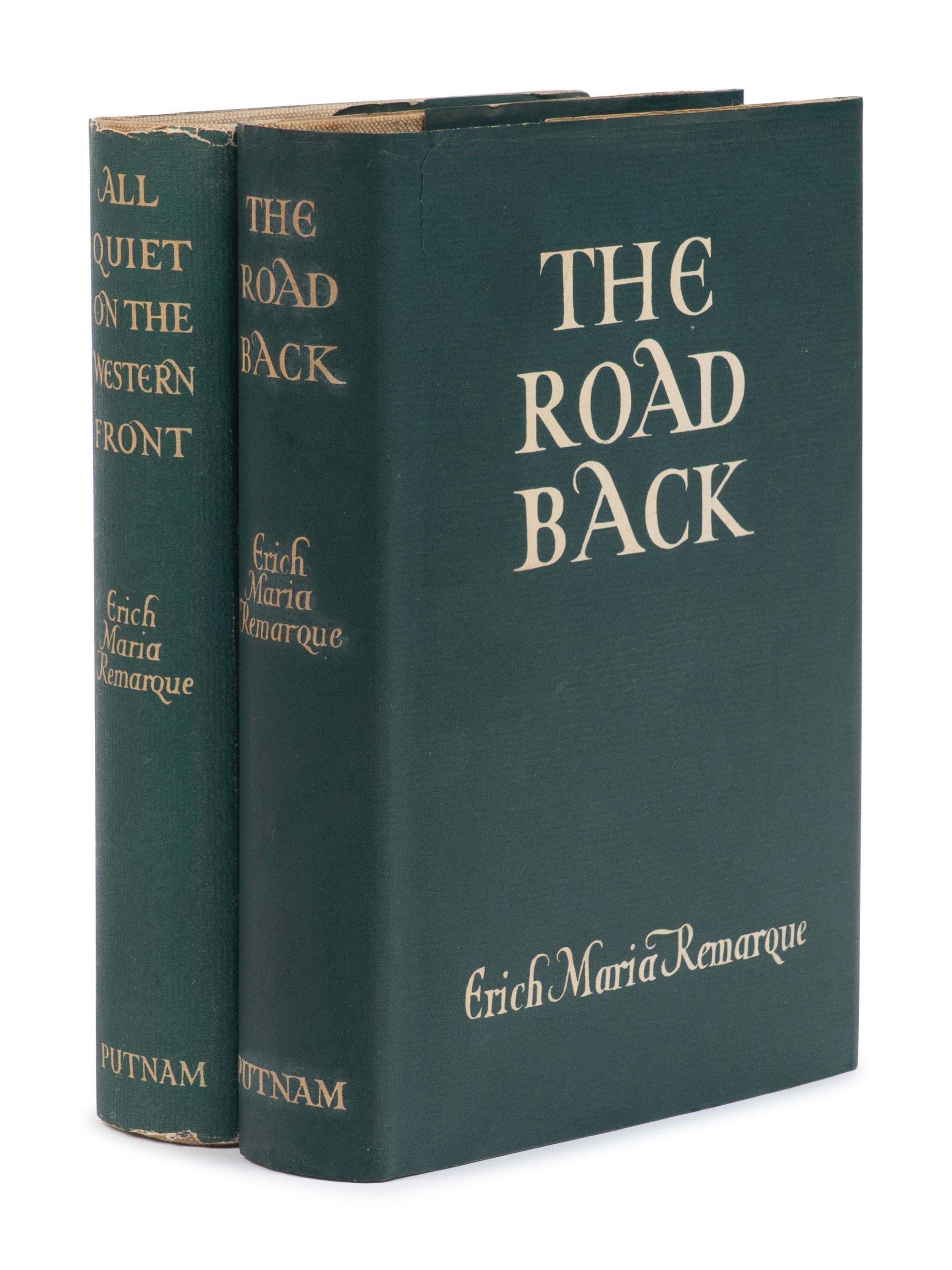 REMARQUE, Erich Maria (1898-1970). All Quiet on the Western Front. London: G.P. Putnam's Sons, 1929.