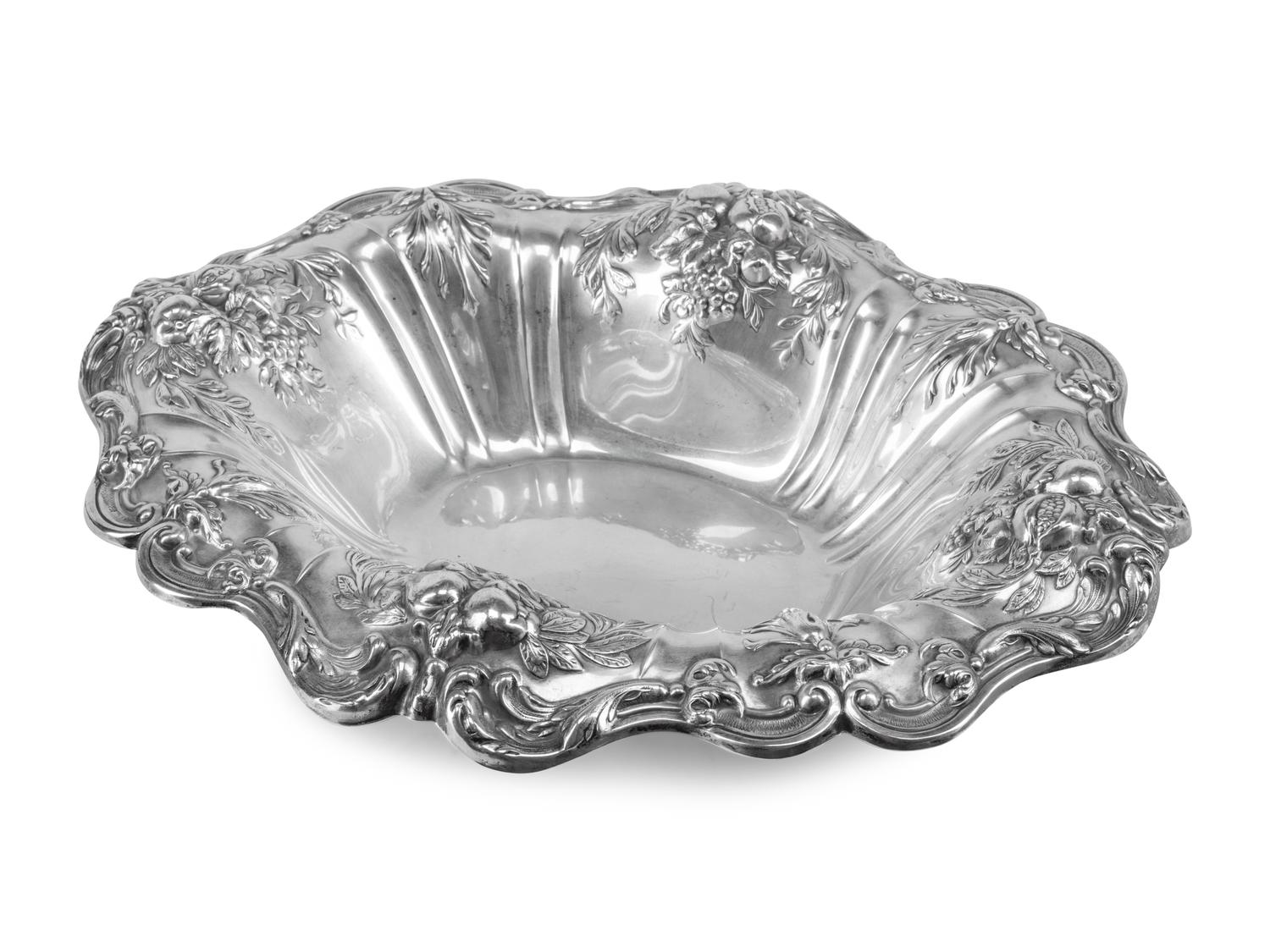 An American Silver Serving Bowl