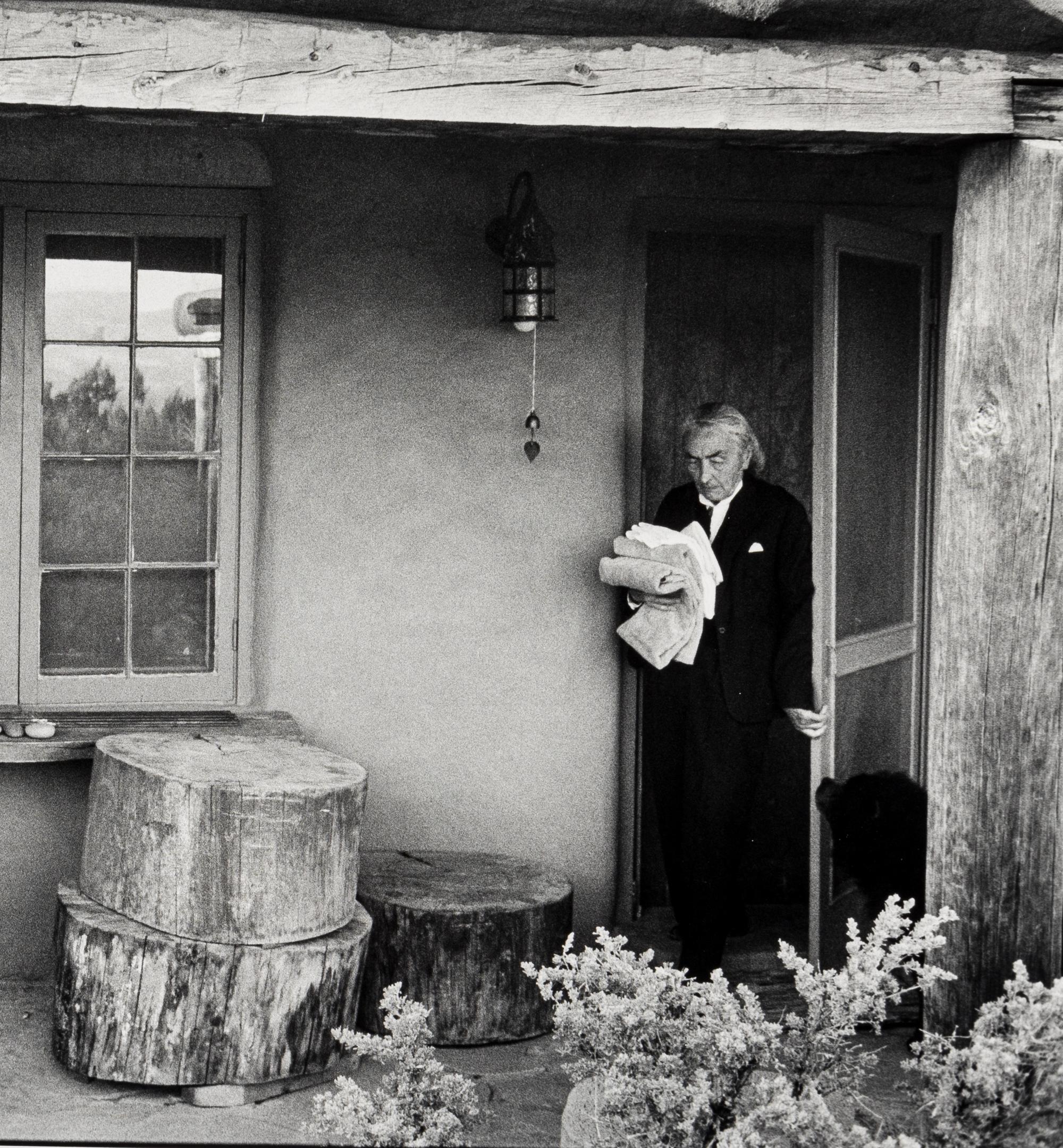 Dan Budnik (born 1933) Georgia O'Keeffe, Patio, Ghost Ranch, Abiquiu, New Mexico, March 1975