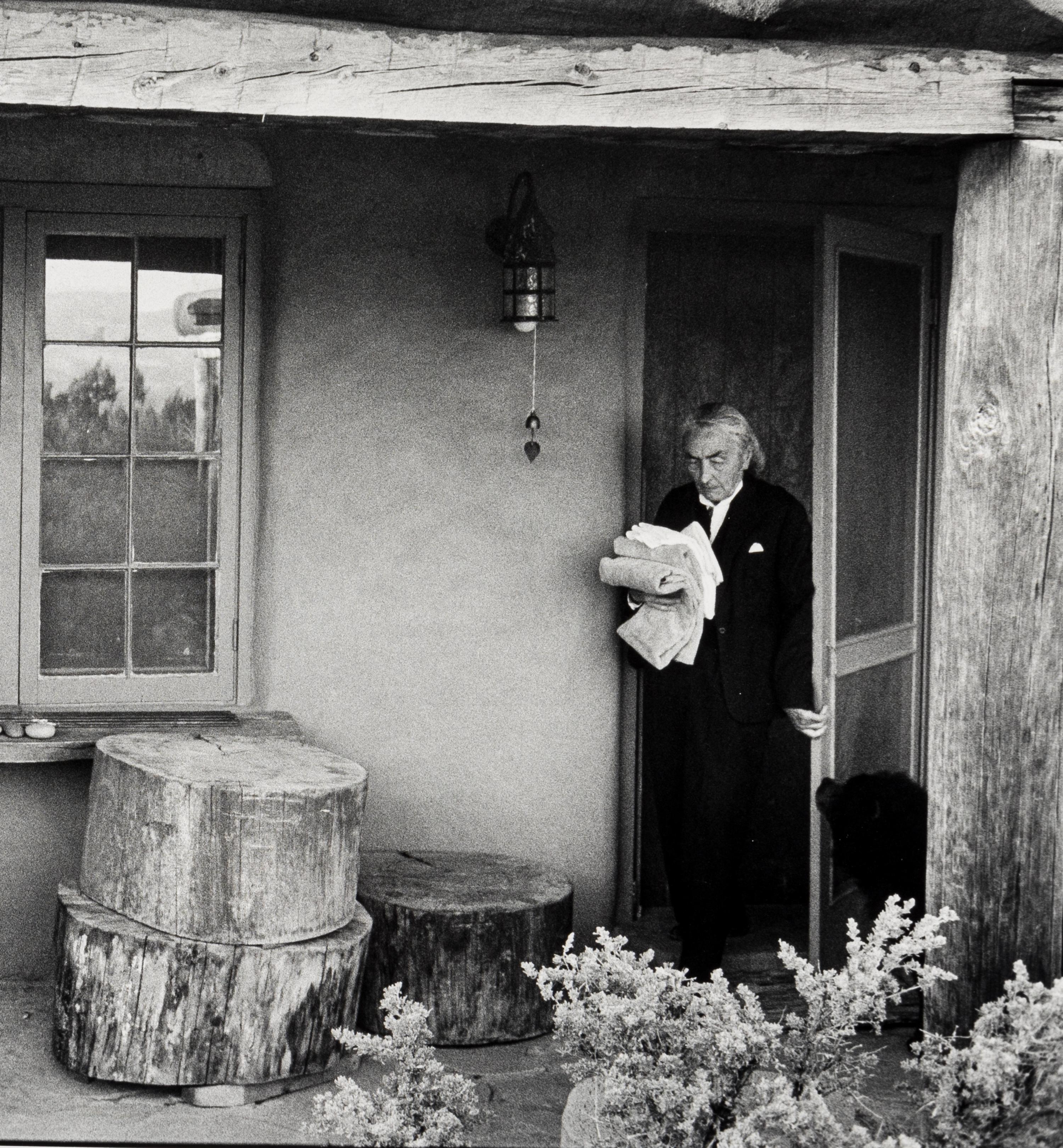 Dan Budnik (born 1933) Georgia O'Keeffe, Patio, Ghost Ranch, Abiquiu, New Mexico, March 1975