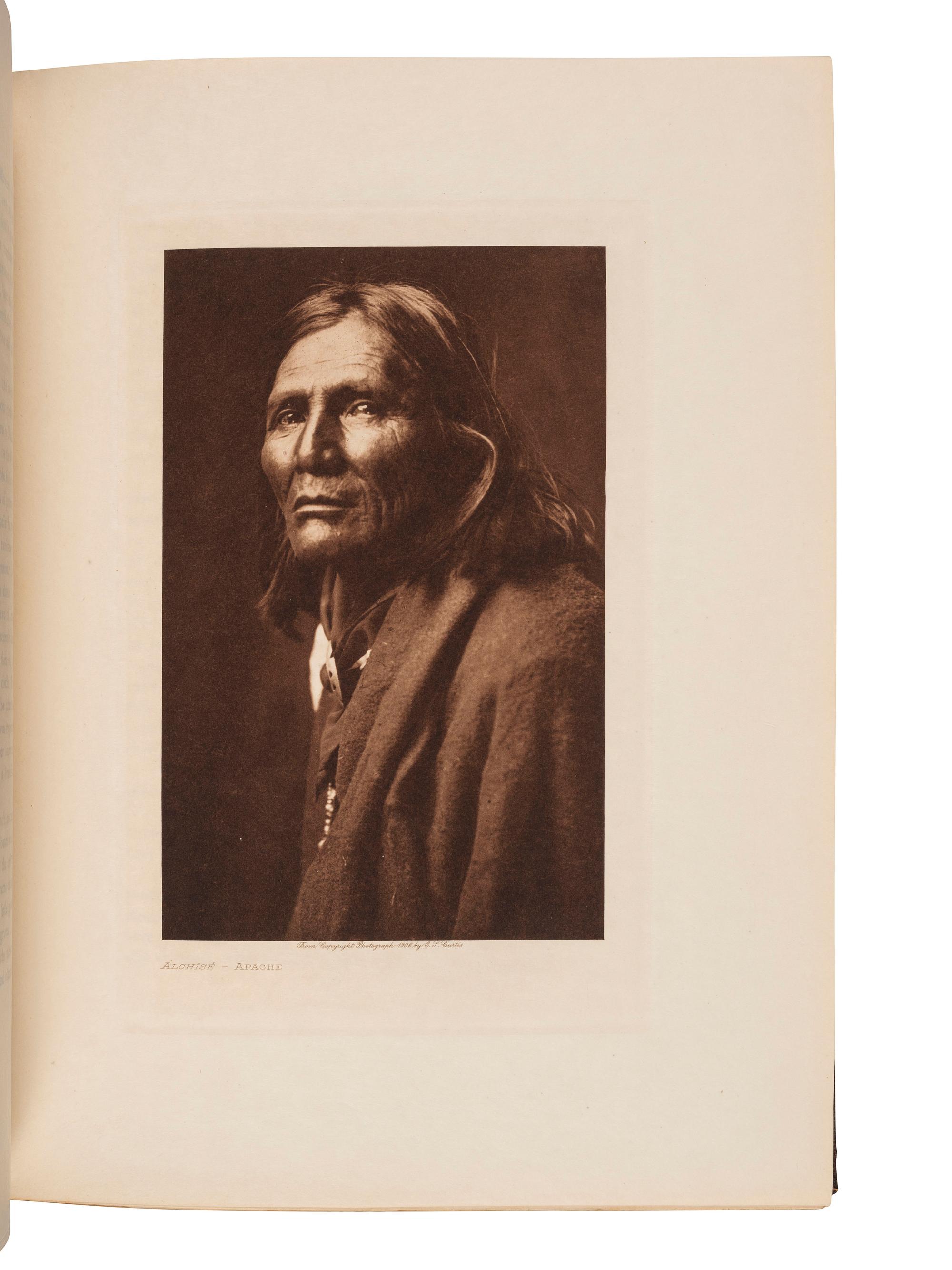 CURTIS, Edward (1868-1952). The North American Indian. Being a Series of Volumes Picturing and Describing the Indians of the United States and Alaska. Cambridge, MA: University Press, 1907. Volume 1.
