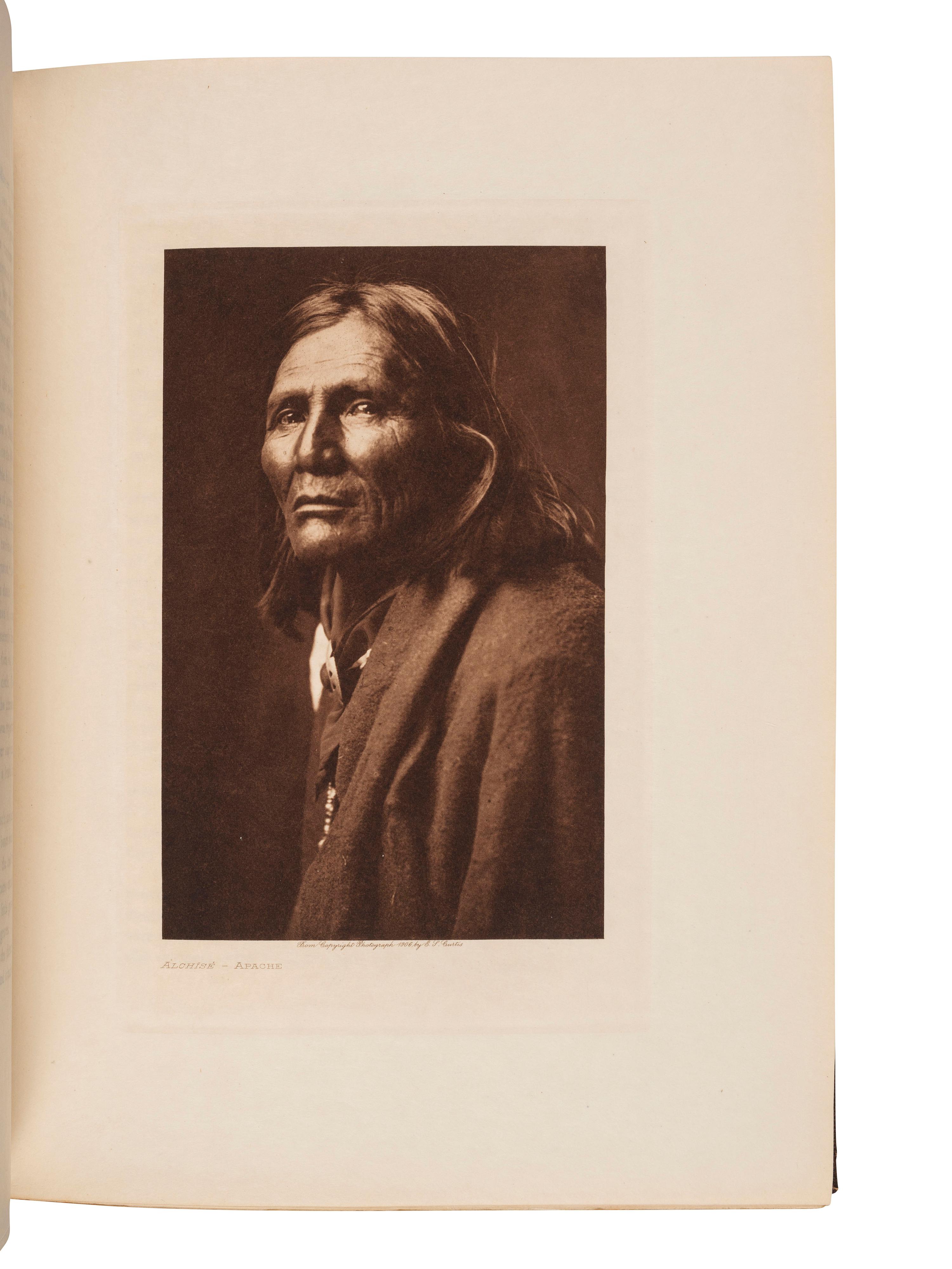 CURTIS, Edward (1868-1952). The North American Indian. Being a Series of Volumes Picturing and Describing the Indians of the United States and Alaska. Cambridge, MA: University Press, 1907. Volume 1.