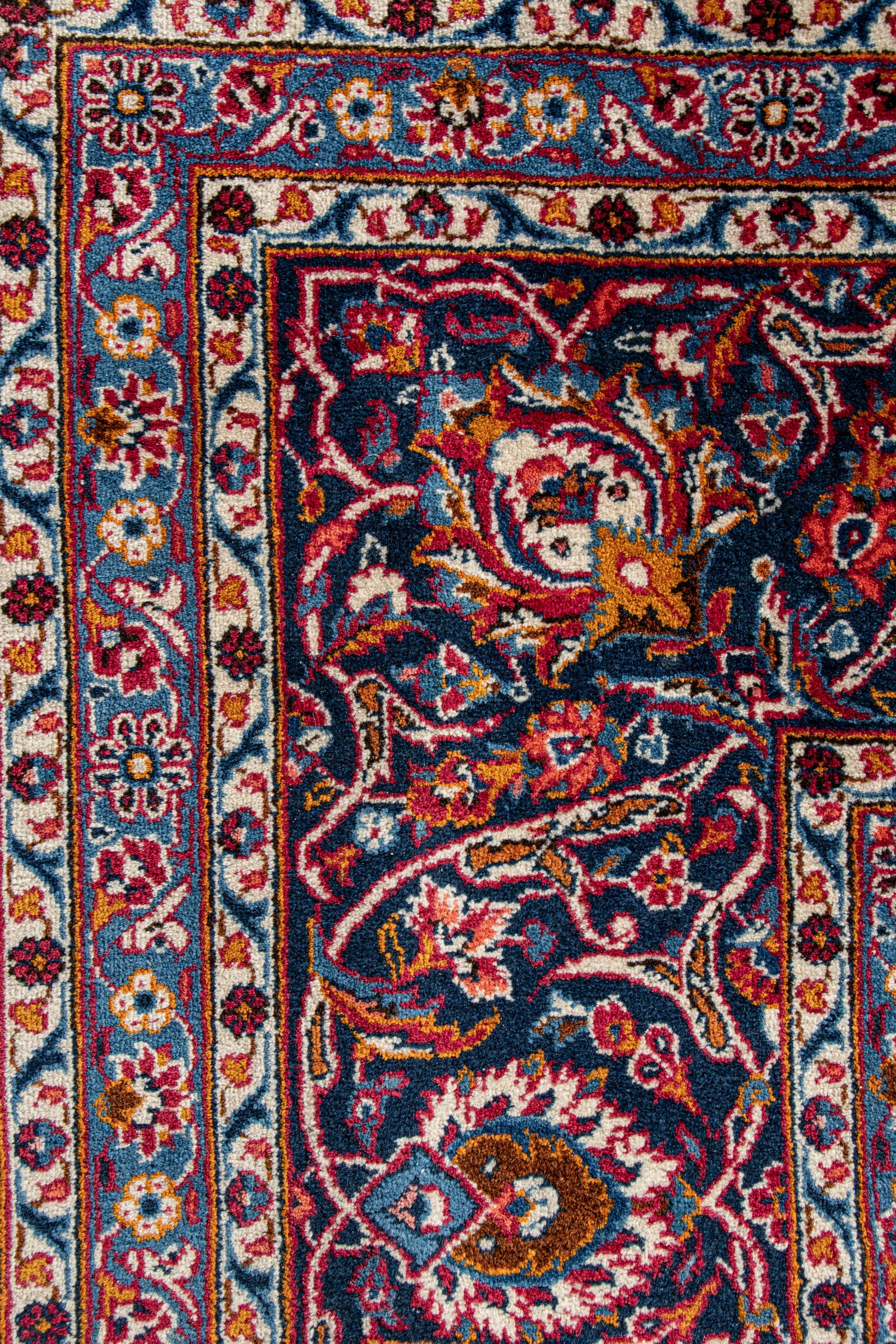 A Kashan Wool Rug