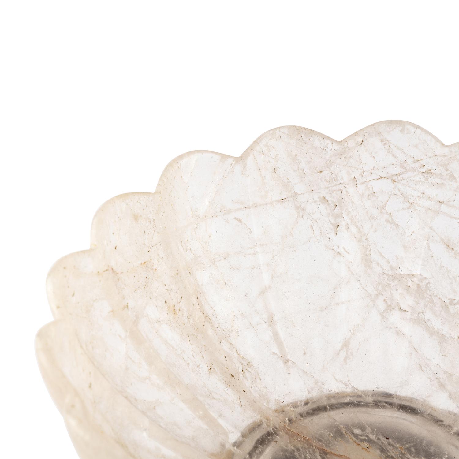 A Rock Crystal Center Bowl