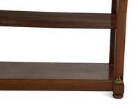 A French Empire Gilt Bronze Mounted Mahogany Breche d'alep Marble-Top Console Table