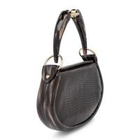 Giorgio Armani Privé, Dark Brown Lizard Skin Handbag